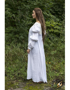 Lucrecia medieval dress in off-white 2