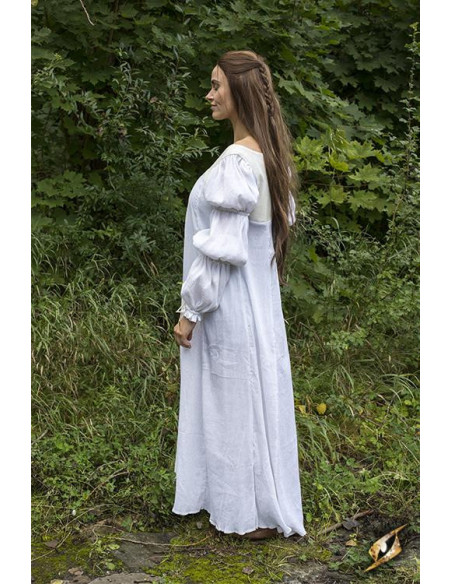 Lucrecia medieval dress in off-white