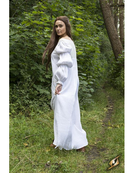Lucrecia medieval dress in off-white