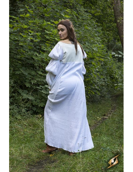 Lucrecia medieval dress in off-white