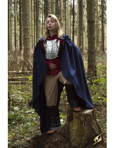 Regulus cotton cape in Blue, one size