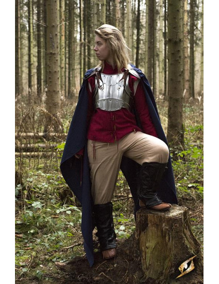 Regulus cotton cape in Blue, one size