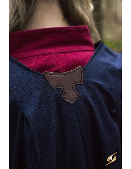 Regulus cotton cape in Blue, one size