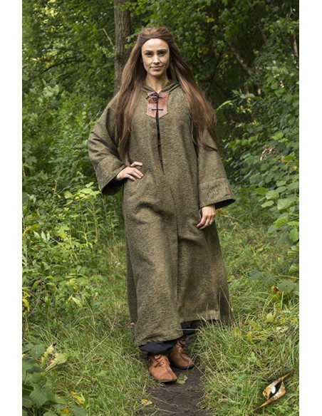 Medieval tunic Benedict green Dryad