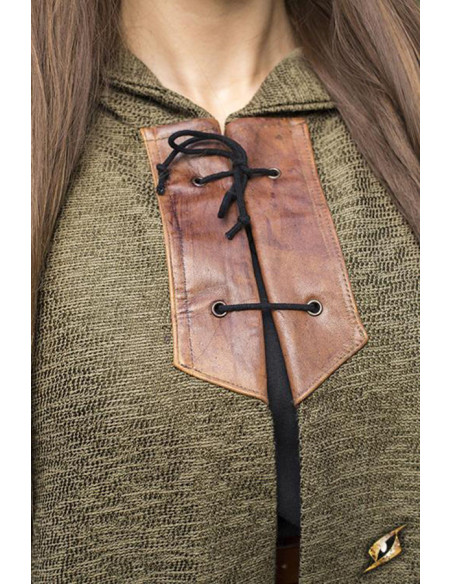 Medieval tunic Benedict green Dryad