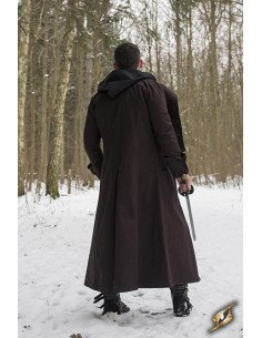 Hellsing medieval hunter coat, dark brown 2