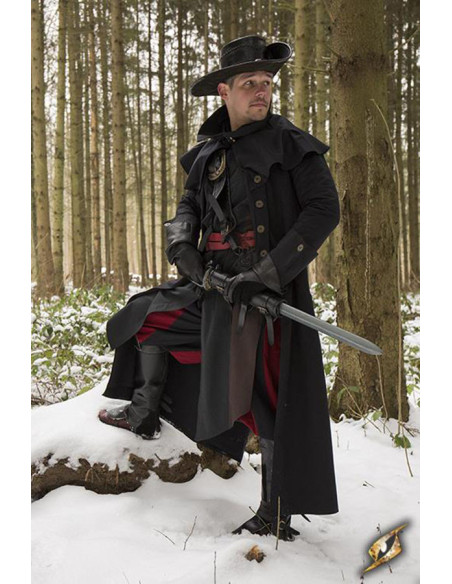 Hellsing medieval hunter coat, black...