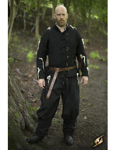 Imperial gambeson with sleeves, in black 2