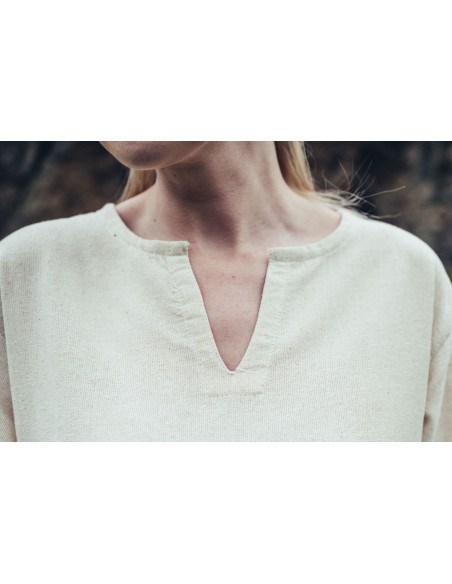 Valdis Cotton Viking Dress, Natural...