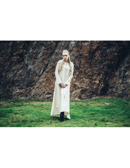 Valdis Cotton Viking Dress, Natural...