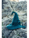 Merlin Wizard hat in green wool