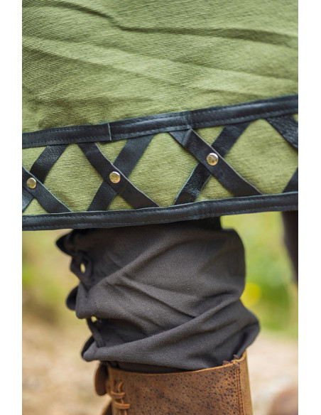 Decorated Viking tunic Erik, green