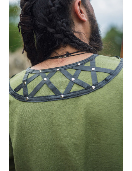Decorated Viking tunic Erik, green