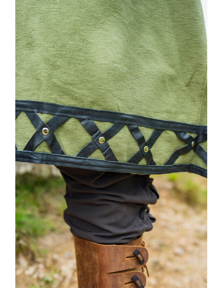 Decorated Viking tunic Erik, green