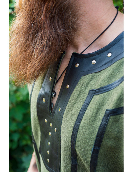 Rollo short-sleeved viking tunic, green