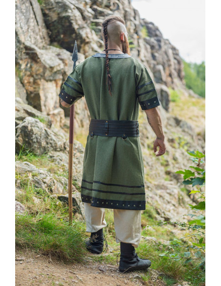 Rollo short-sleeved viking tunic, green
