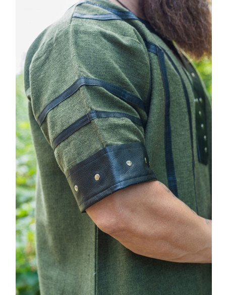 Rollo short-sleeved viking tunic, green