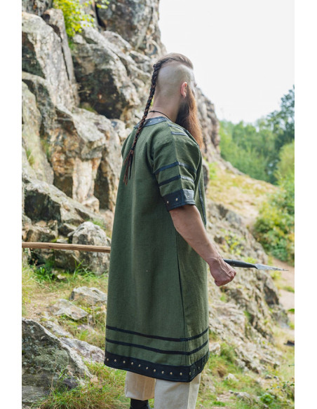 Rollo short-sleeved viking tunic, green