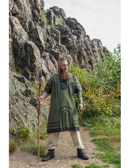 Rollo short-sleeved viking tunic, green