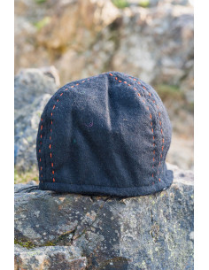 Black Viking wool cap Sjard model