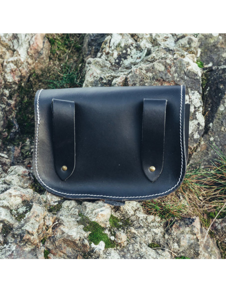 Leather Viking Bag Hulda with Celtic...