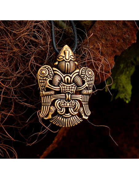 Wieland winged man pendant from Uppåkra