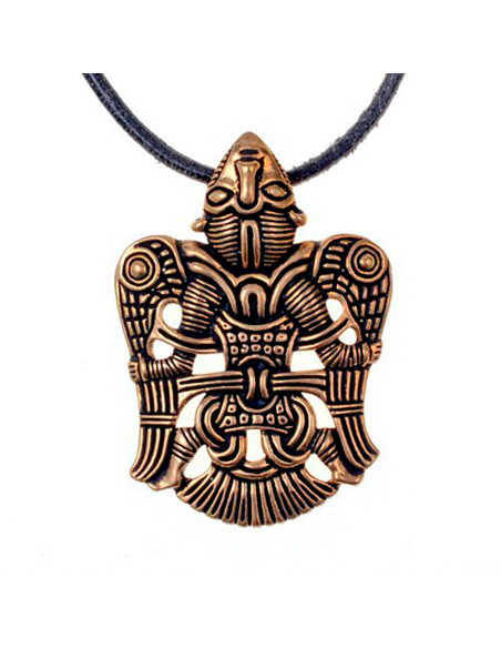 Wieland winged man pendant from Uppåkra