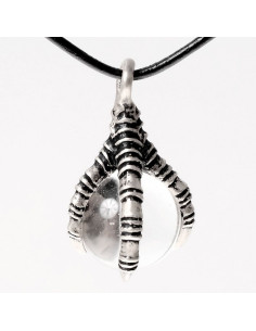 Dragon claw pendant with large crystal ball 2