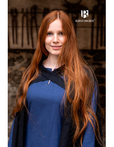 Morpheus medieval women's cloak in cotton, black 2