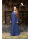 Medieval tunic long sleeves Feme, blue color