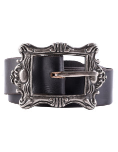 Pirate belt with aged buckle, various colors