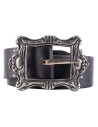Pirate belt with aged buckle, various colors