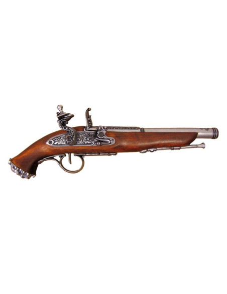 Pirate percussion pistol, 18th century
