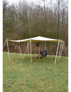 3 x 4 meter medieval awning, extra strong 450 gsm