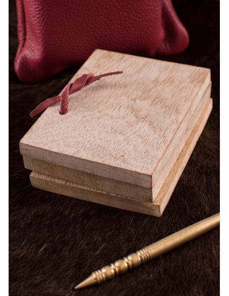 Wax book with brass pencil and...