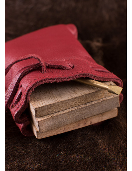 Wax book with brass pencil and...