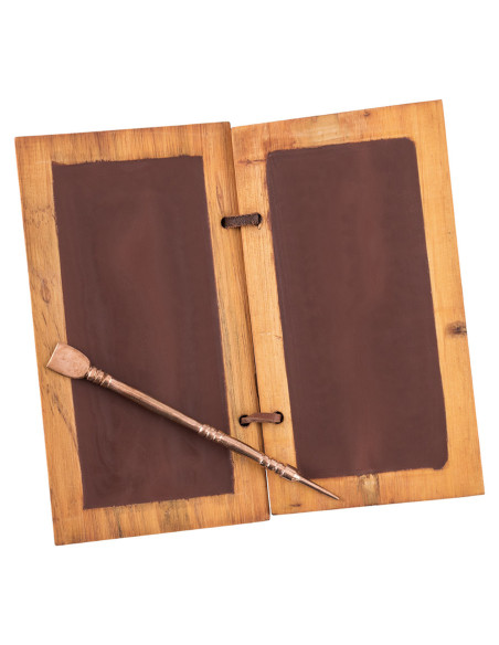 Roman wax book with bronze pencil