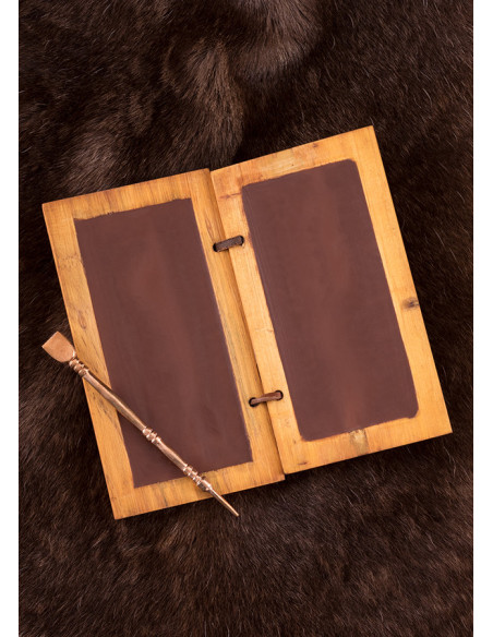 Roman wax book with bronze pencil