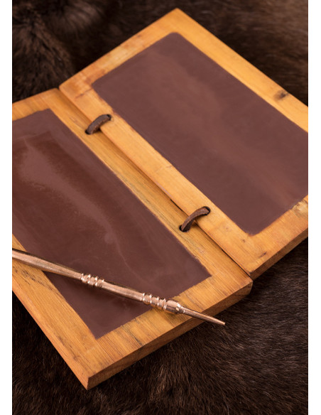 Roman wax book with bronze pencil