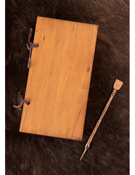 Roman wax book with bronze pencil