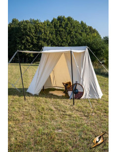 Medieval tent for intrepid warriors, 2 x 4 mts.