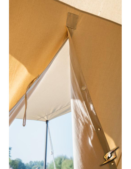 Medieval tent for intrepid warriors,...