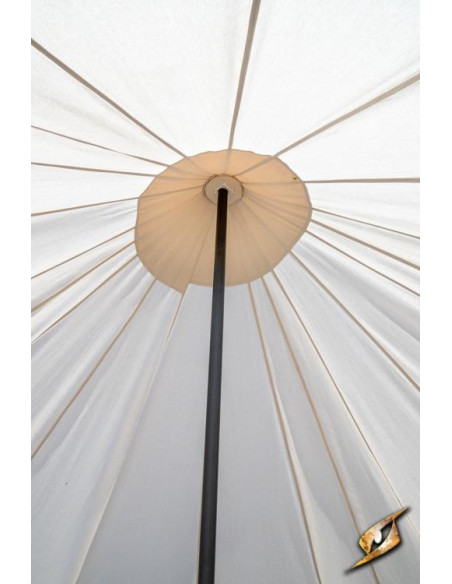 Pavilion medieval tent natural white...