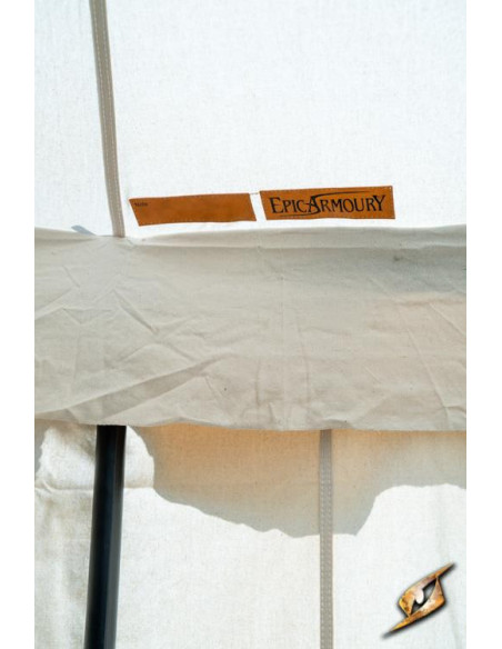Pavilion medieval tent natural white...