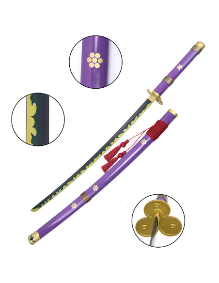 Decorative katana lilac Enma from One...