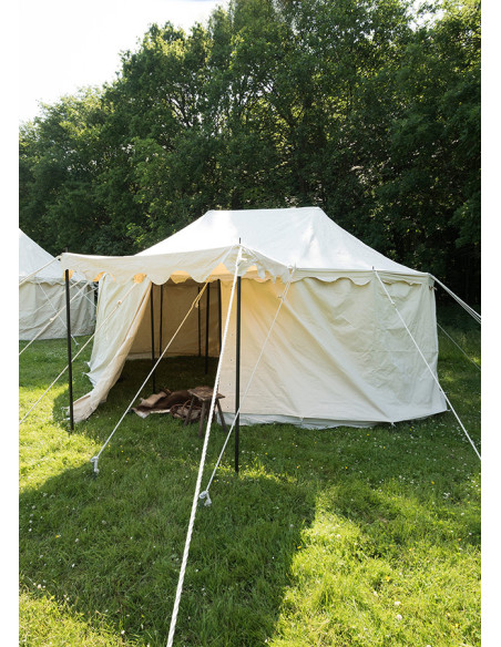 Burgund knights medieval tent with...