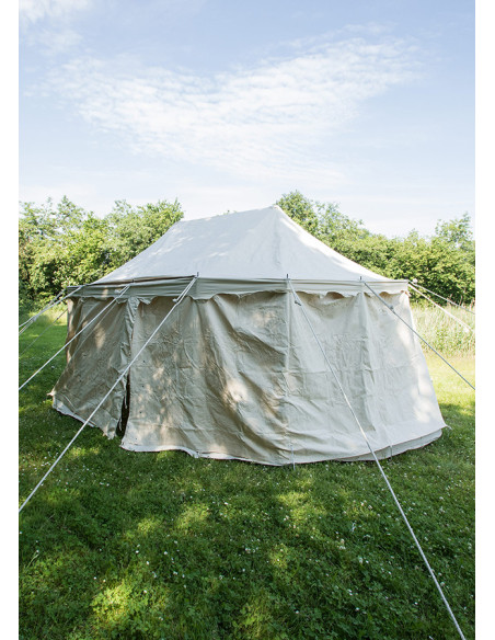 Burgund knights medieval tent with...