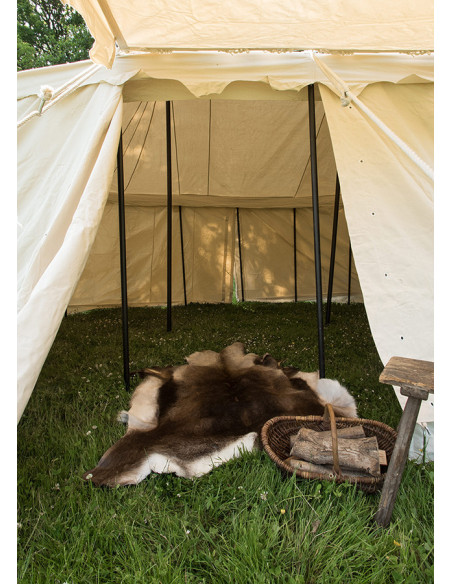 Burgund knights medieval tent with...