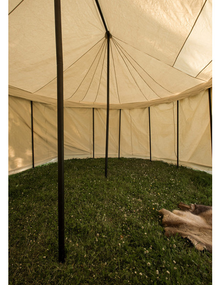 Burgund knights medieval tent with...