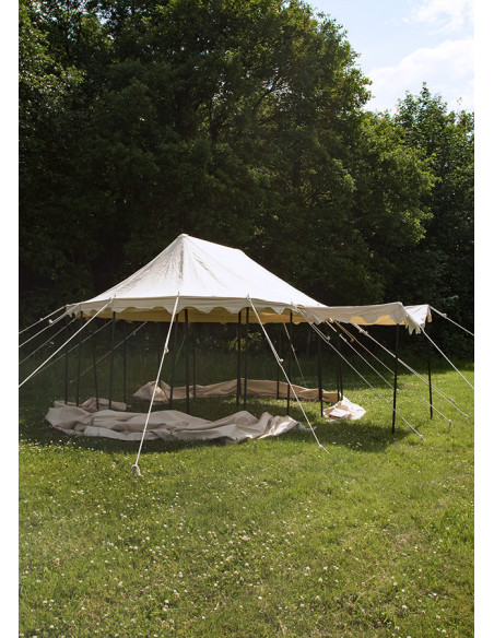 Burgund knights medieval tent with...